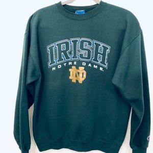 Vintage Notre Dame Crewneck Sweatshirt